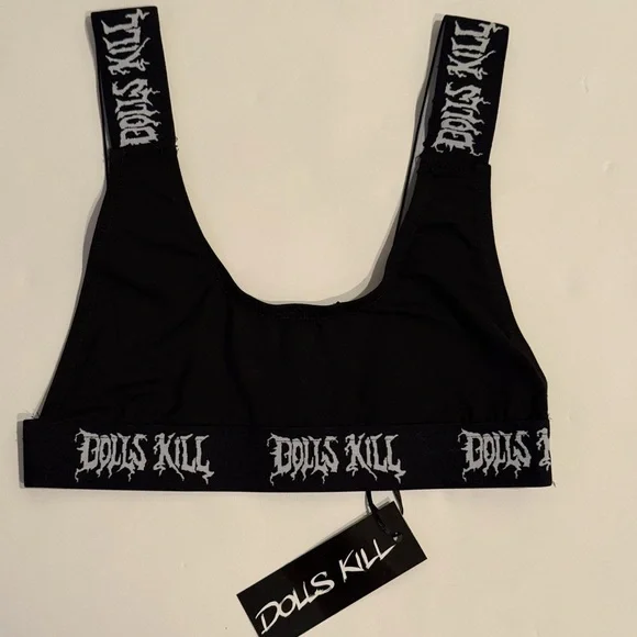 Dolls Kill Black Bralette - Picture 5 of 5